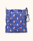 JuJuBe Miffy Flower Fields Be Light Tote Bag - Blue & Orange