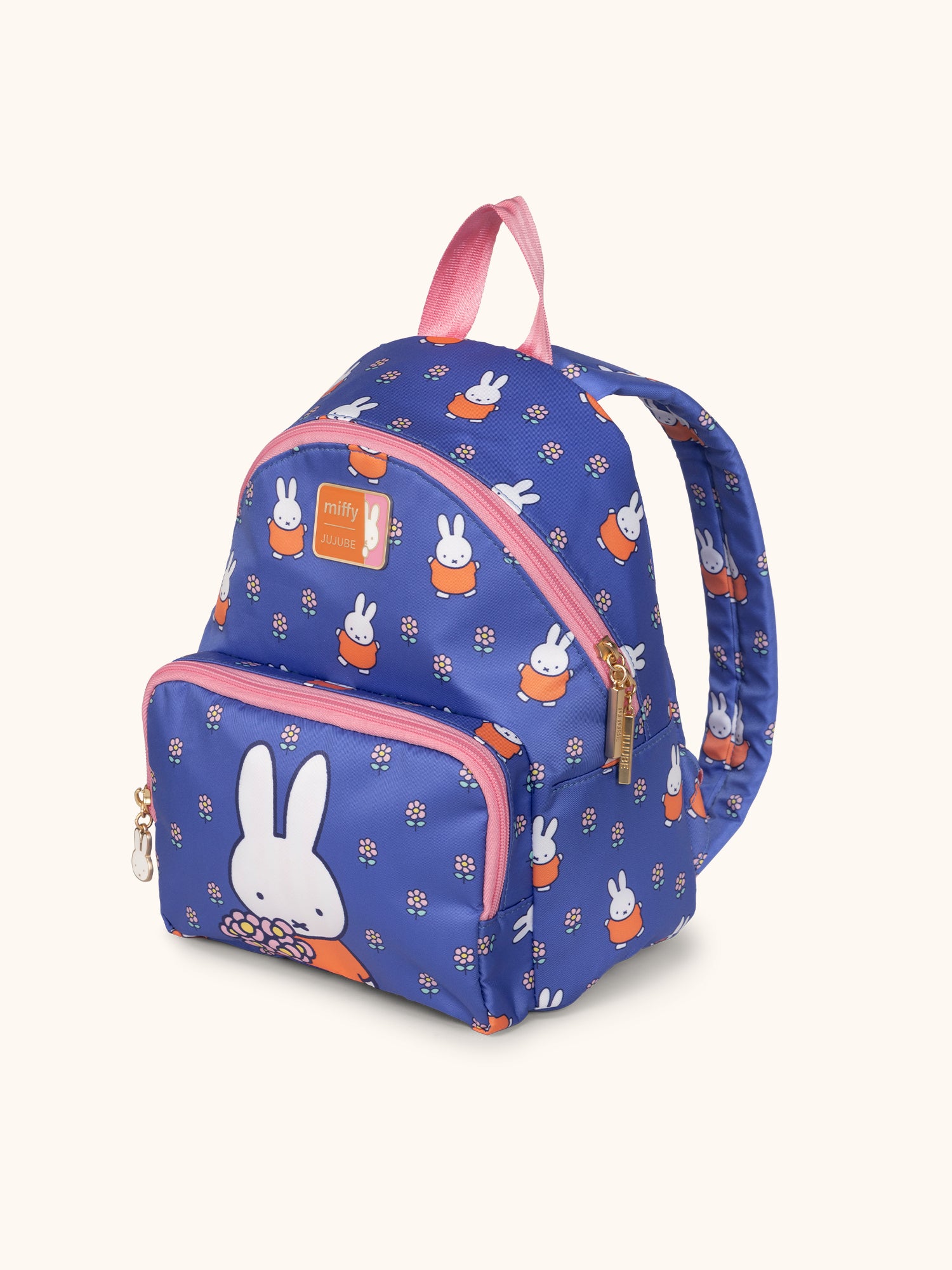 JuJuBe Miffy Flower Fields Everyday Mini Backpack - Blue &amp; Orange