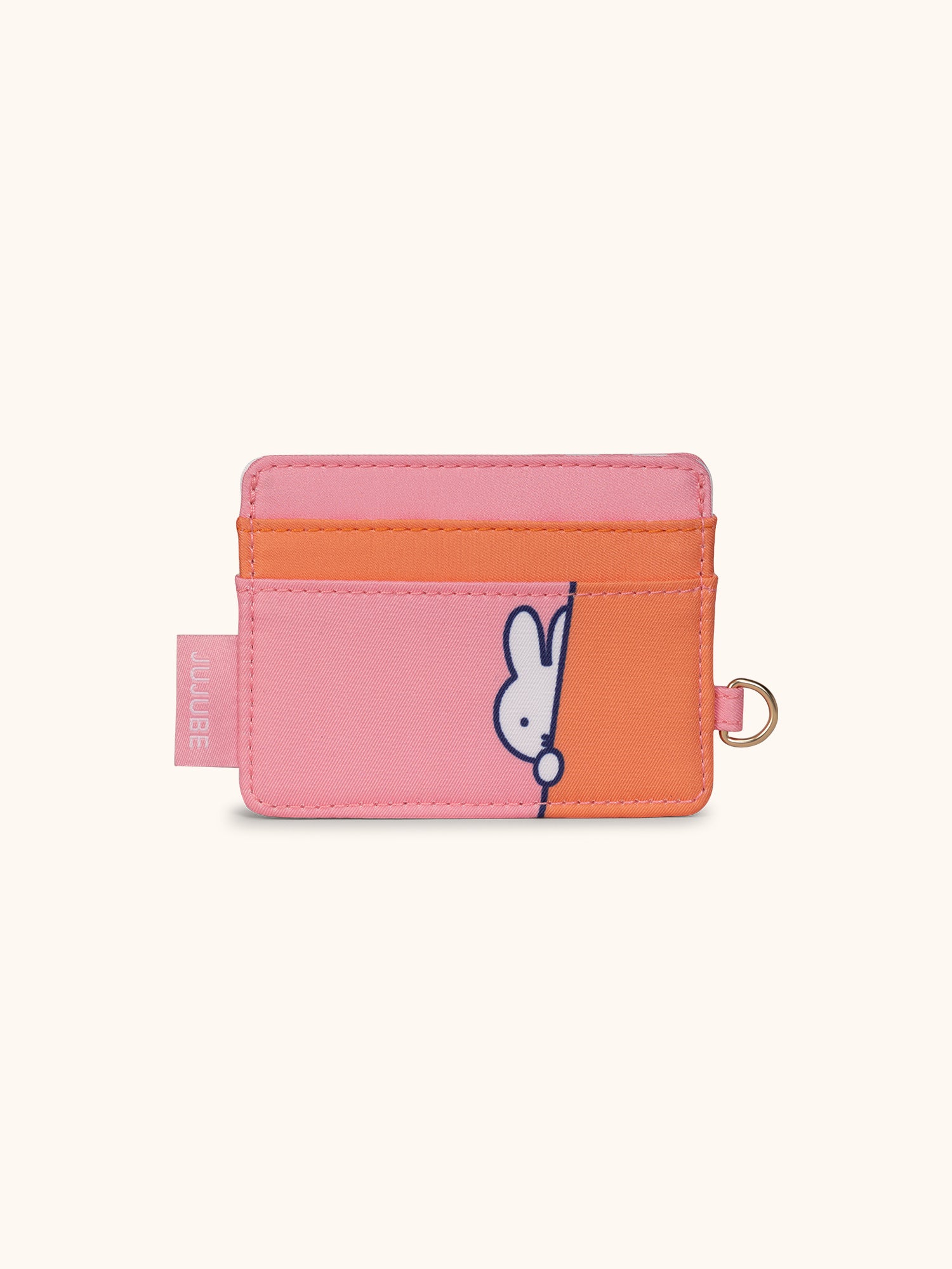 JuJuBe Miffy Flower Fields Be Charged Card Case - Pink &amp; Orange
