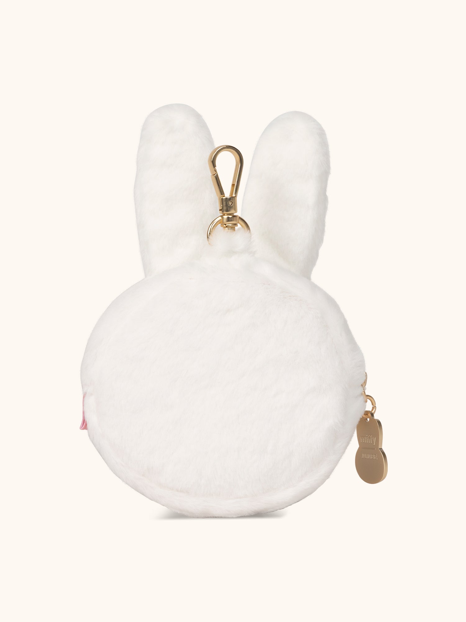 JuJuBe Miffy Flower Fields Plush Mini Pouch - White
