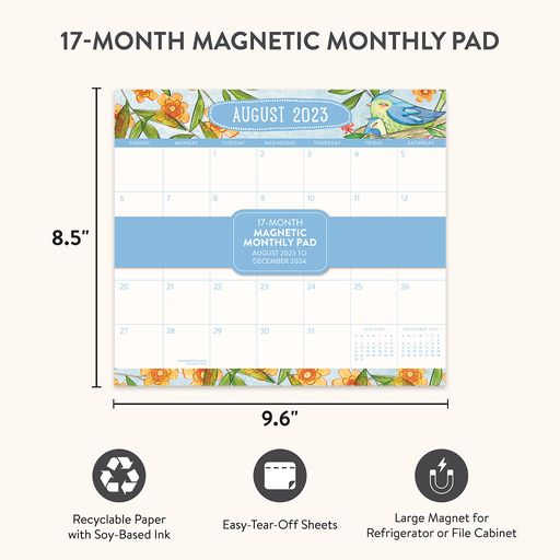 2024 Where Love Grows Magnetic Monthly Pad