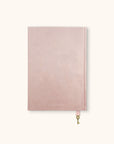 Sweetheart Pink Bow Olivia Velvet A5 Journal