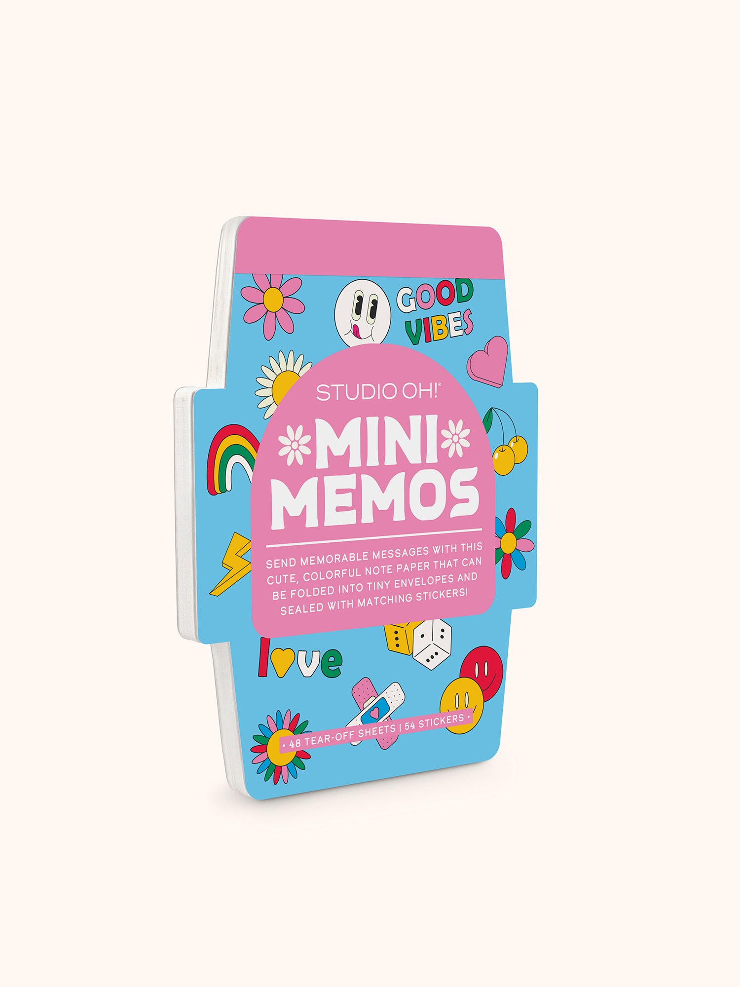 Retro Vibes Mini Memo with Stickers