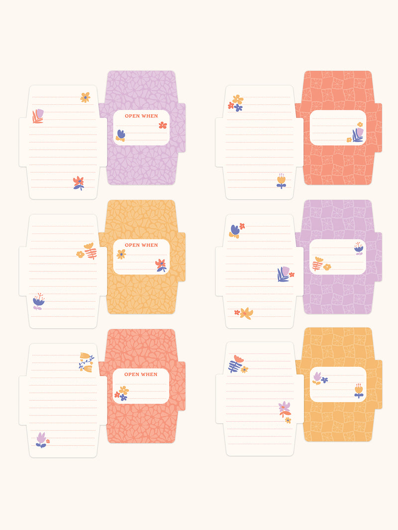Swaying Blooms Mini Memo with Stickers