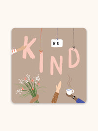 Be Kind Mini Note Card Set with Stickers