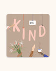 Be Kind Mini Note Card Set with Stickers