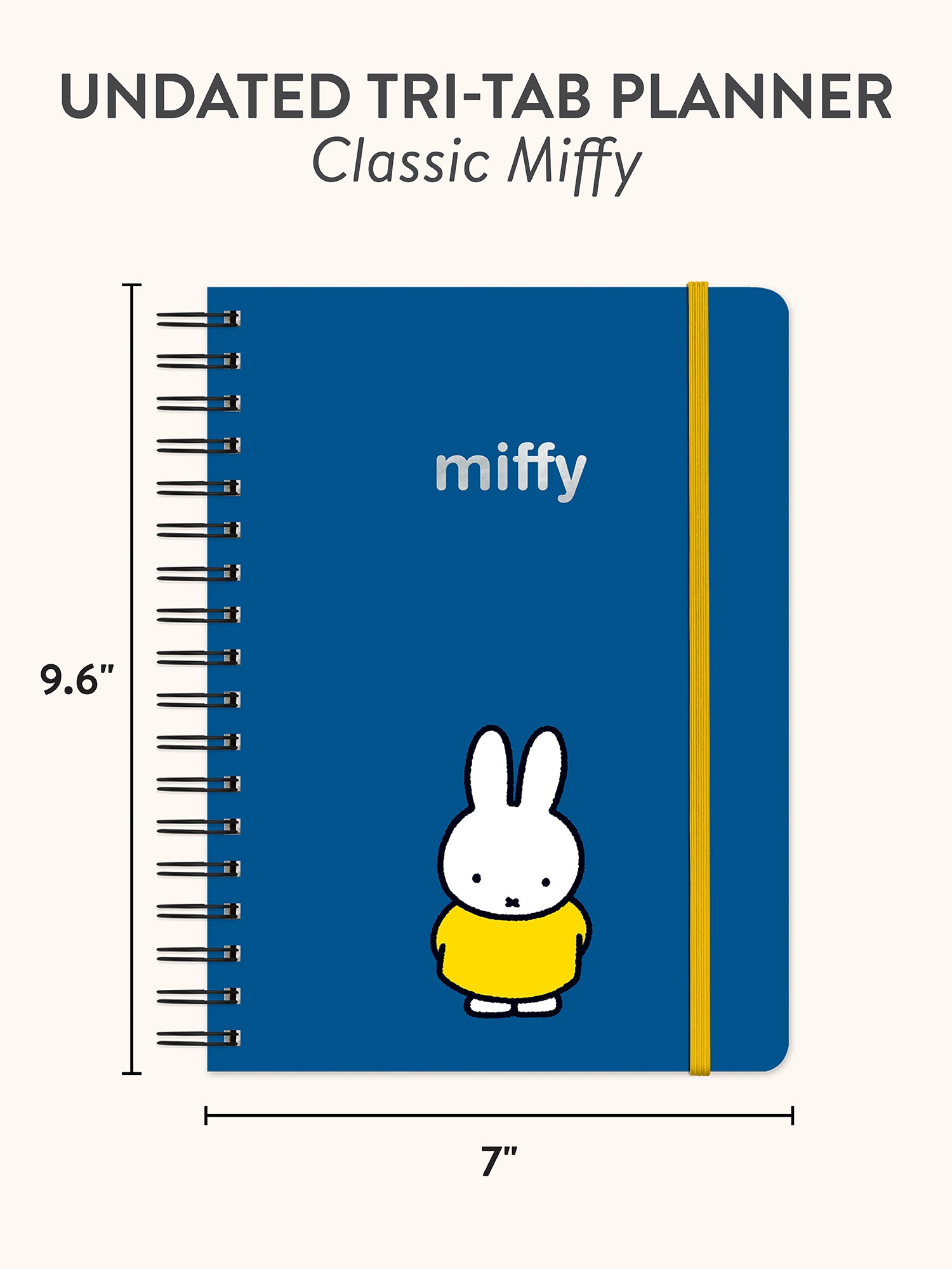 Classic Miffy Undated Tri-Tab Planner