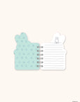 Miffy Pink Die-Cut Mini Notepad