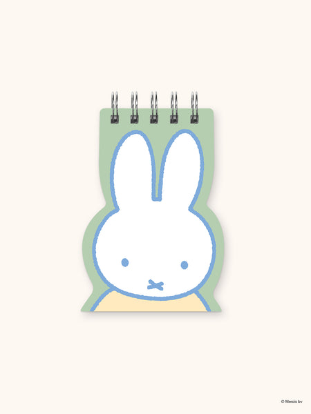 Miffy Green Die-Cut Mini Notepad – Studio Oh!