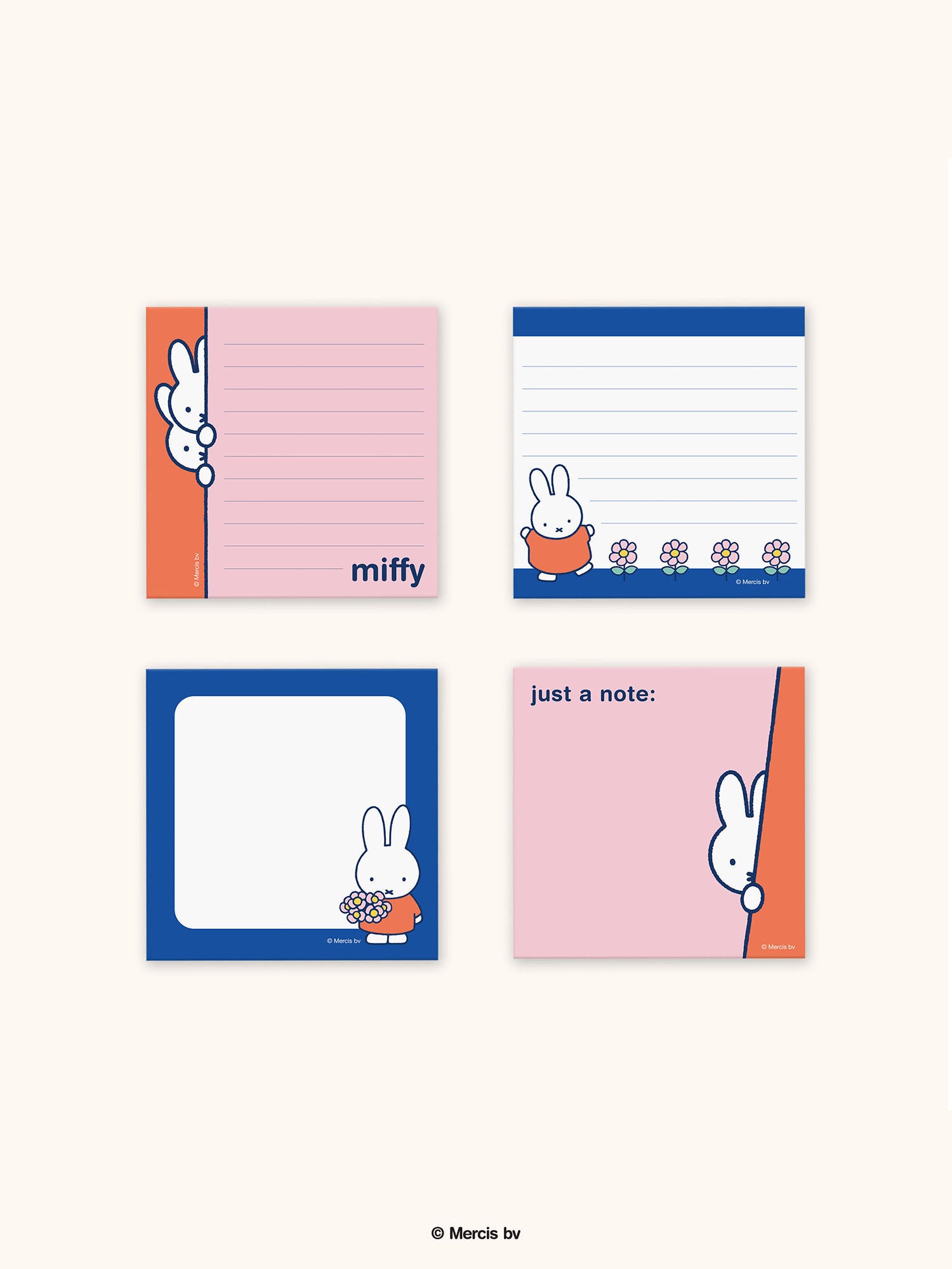 Miffy Taking a Peek Mini Notepad