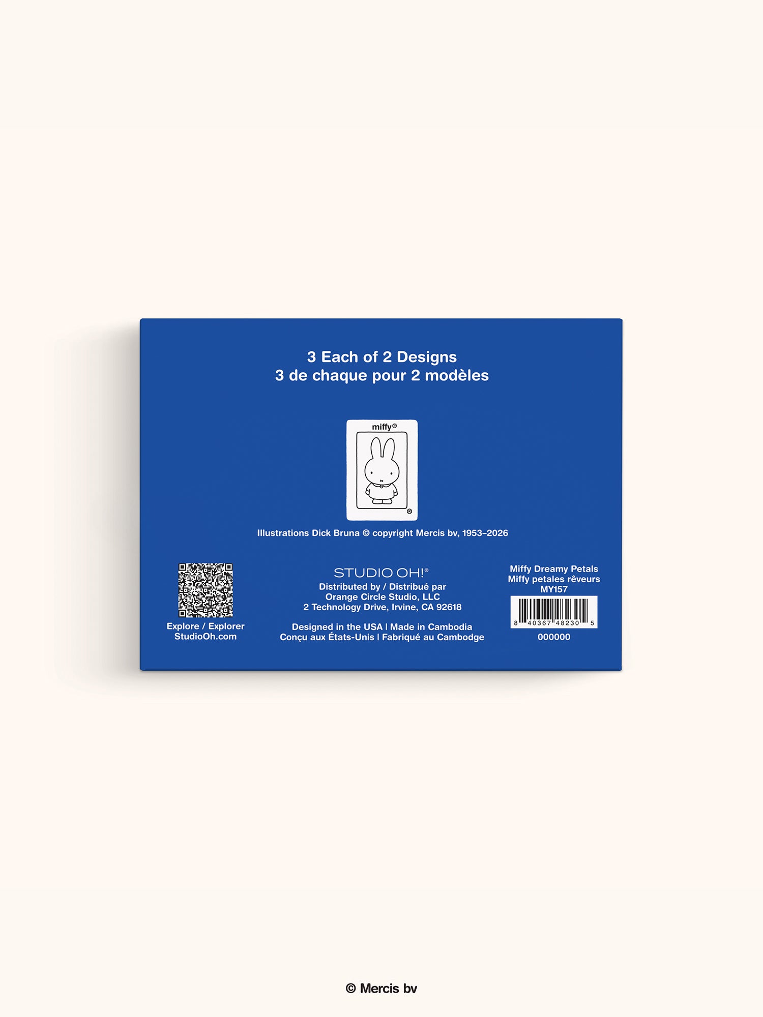 Miffy Dreamy Petals Mini Pop-Up Note Cards
