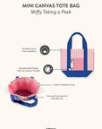 Miffy Taking a Peek Mini Canvas Tote Bag