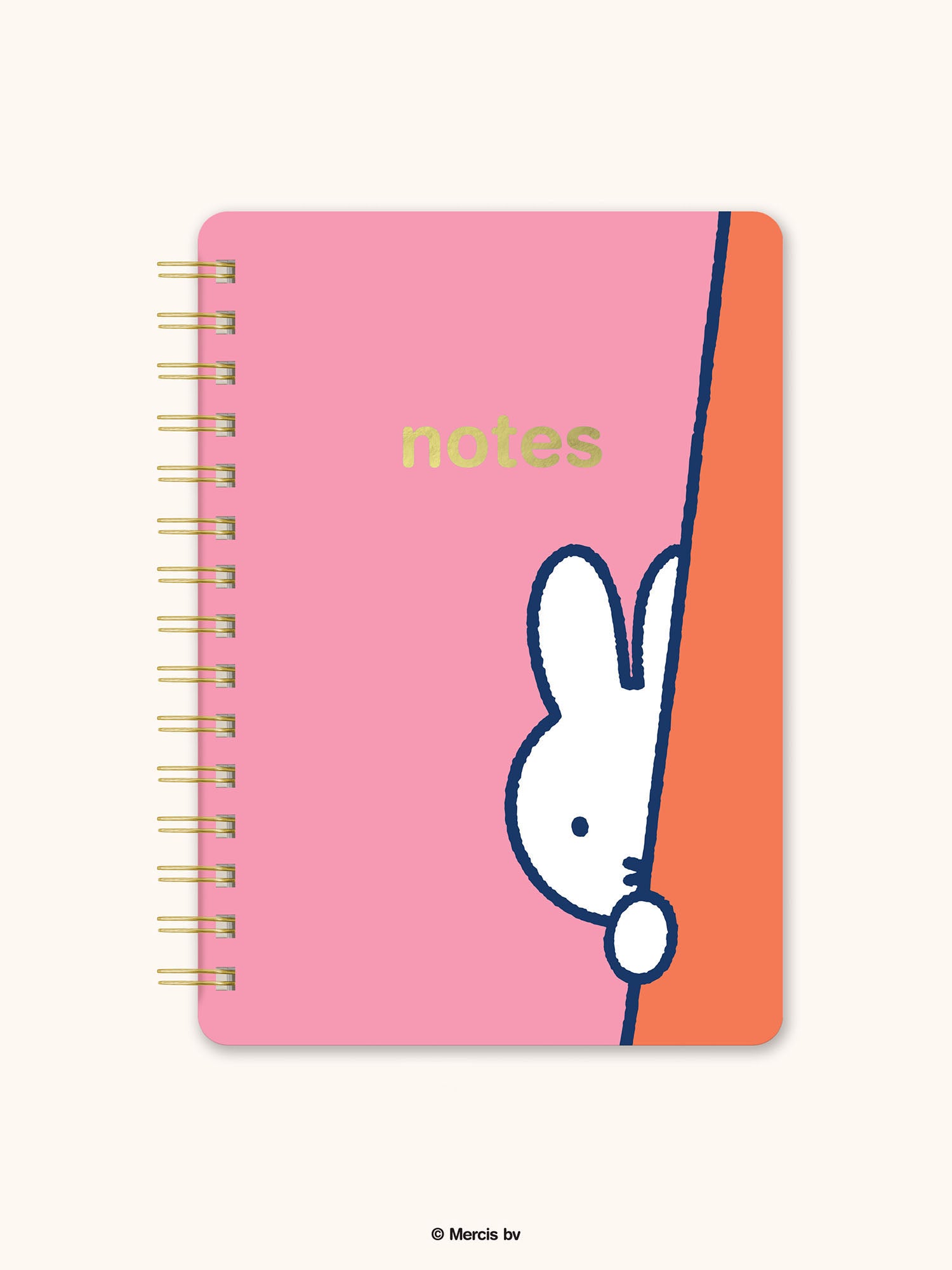 Miffy Taking a Peek Agatha Notebook with Pocket &amp; Stickers