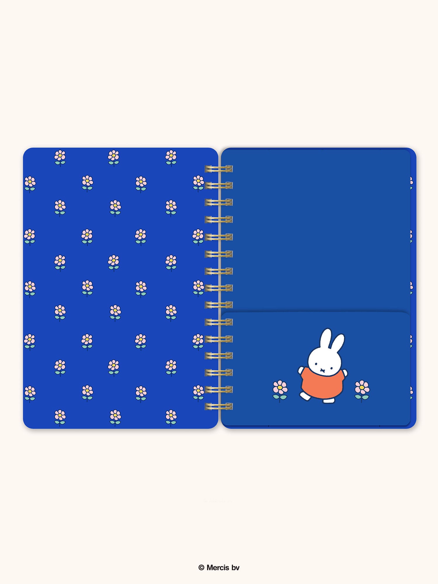 Miffy Taking a Peek Agatha Notebook with Pocket &amp; Stickers