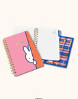 Miffy Taking a Peek Agatha Notebook with Pocket & Stickers