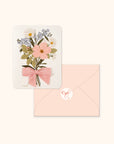 Wildflower Bouquet Bow Note Card Set