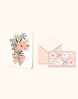 Wildflower Bouquet Bow Note Card Set