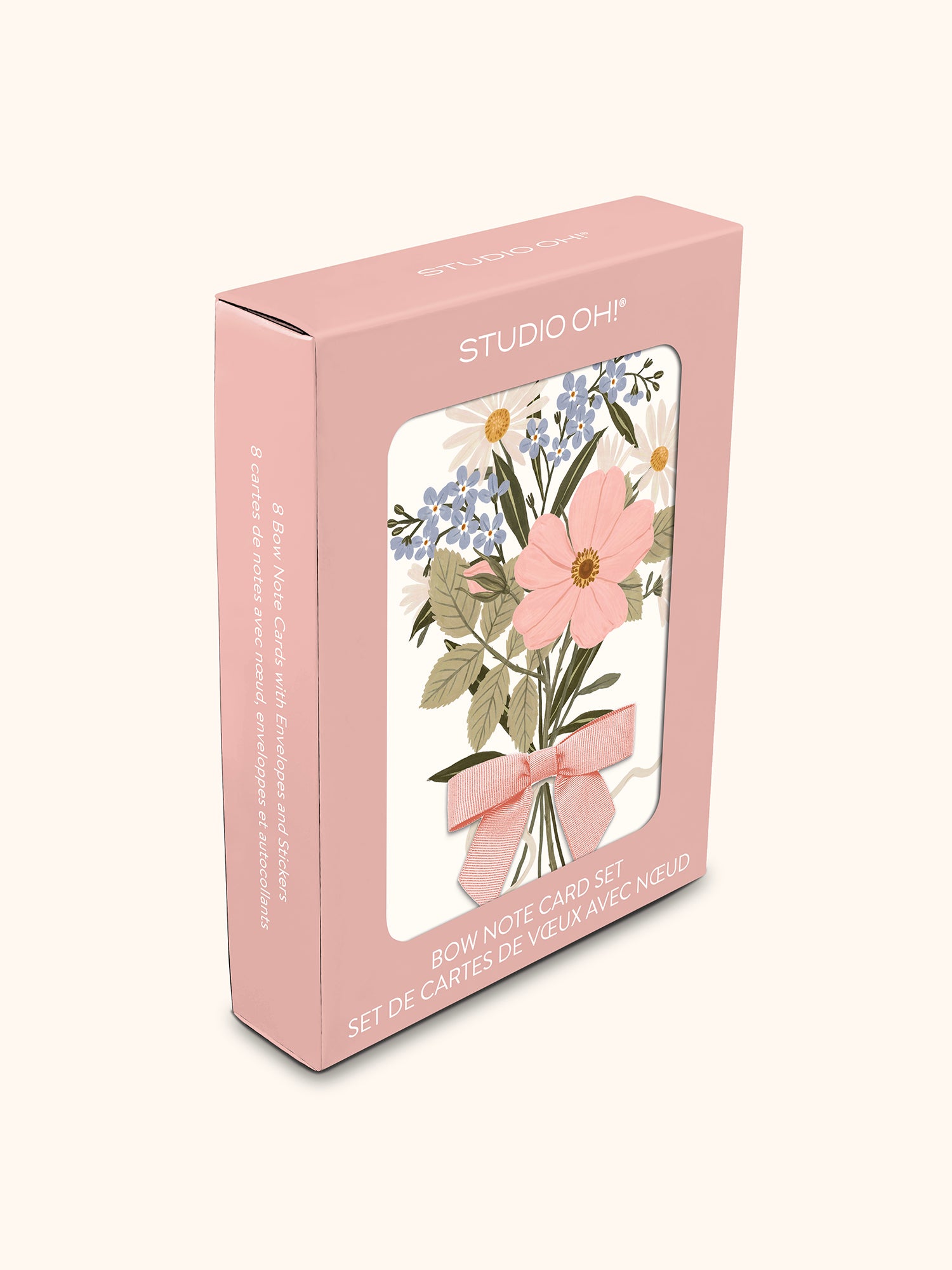 Wildflower Bouquet Bow Note Card Set
