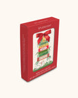 Bookish Christmas Bow Note Card Set