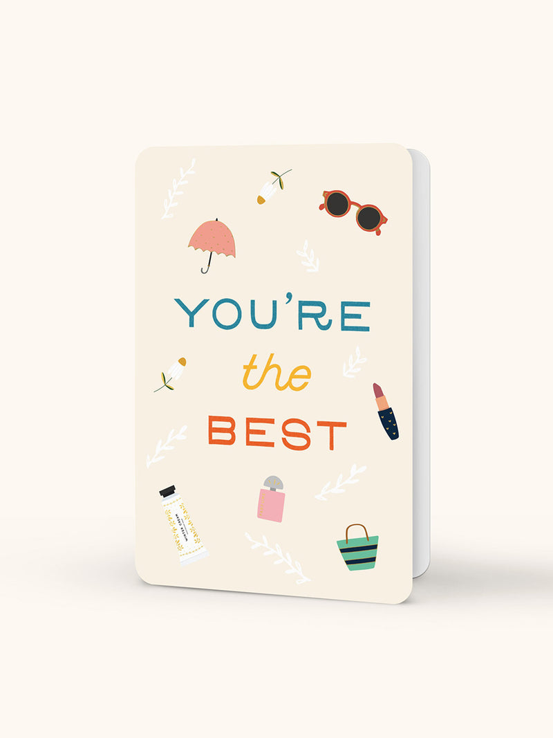 Tiny Treasures Thank You Note Card Set with Stickers