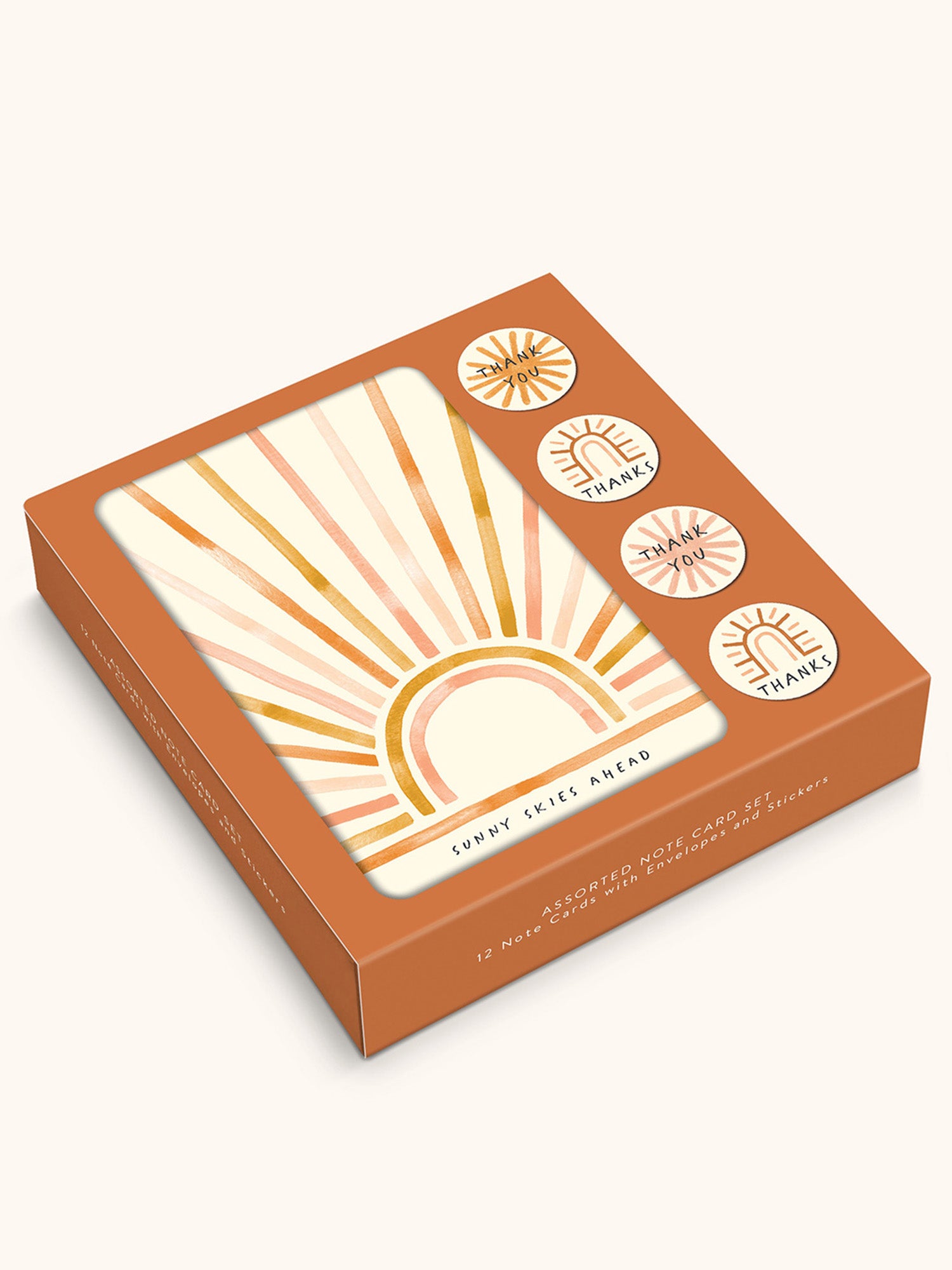 Sunny Skies Note Card Set with Stickers – Studio Oh!