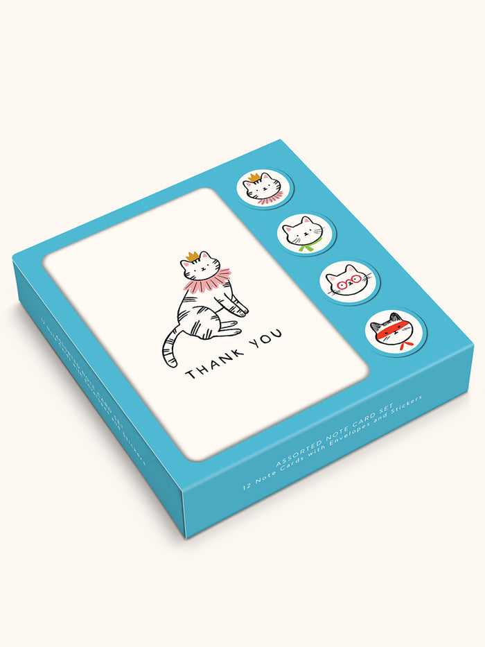 Kitten Caboodle Note Card Set with Stickers