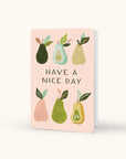 Au Pears Note Card Set with Stickers