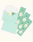 Sunny Hello Note Card Set with Stickers