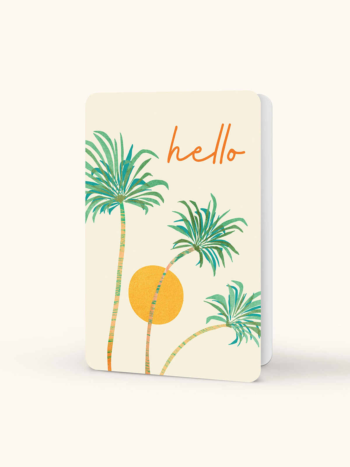 Sunny Hello Note Card Set with Stickers