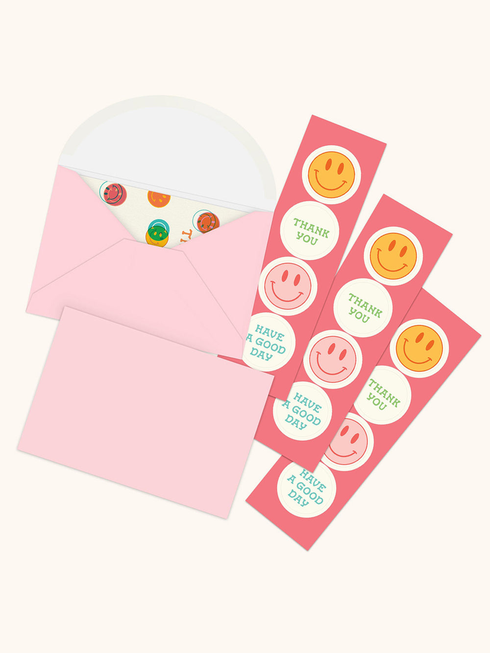 Be All Smiles Note Card Set with Stickers – Studio Oh!