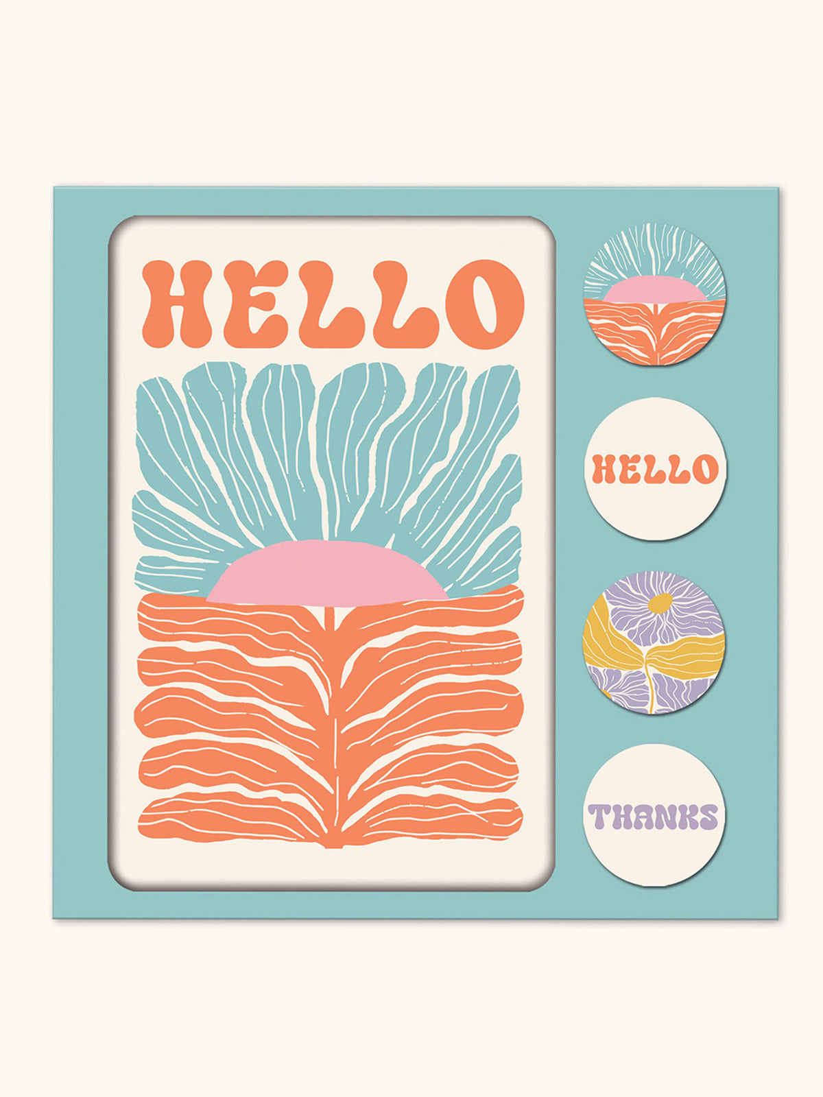 Be Kind Mini Note Card Set with Stickers – Studio Oh!
