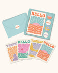 Fancy Flora Note Card Set with Stickers