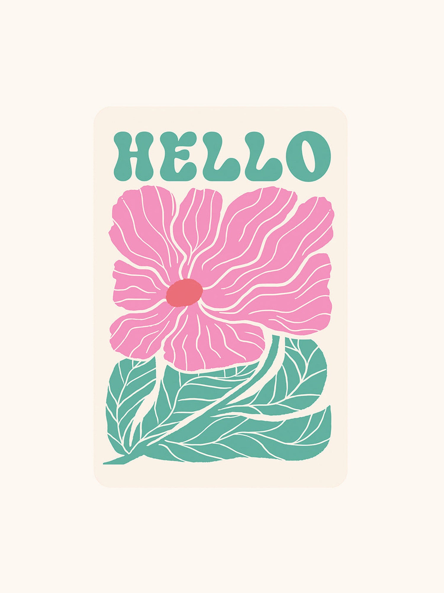 Fancy Flora Note Card Set with Stickers