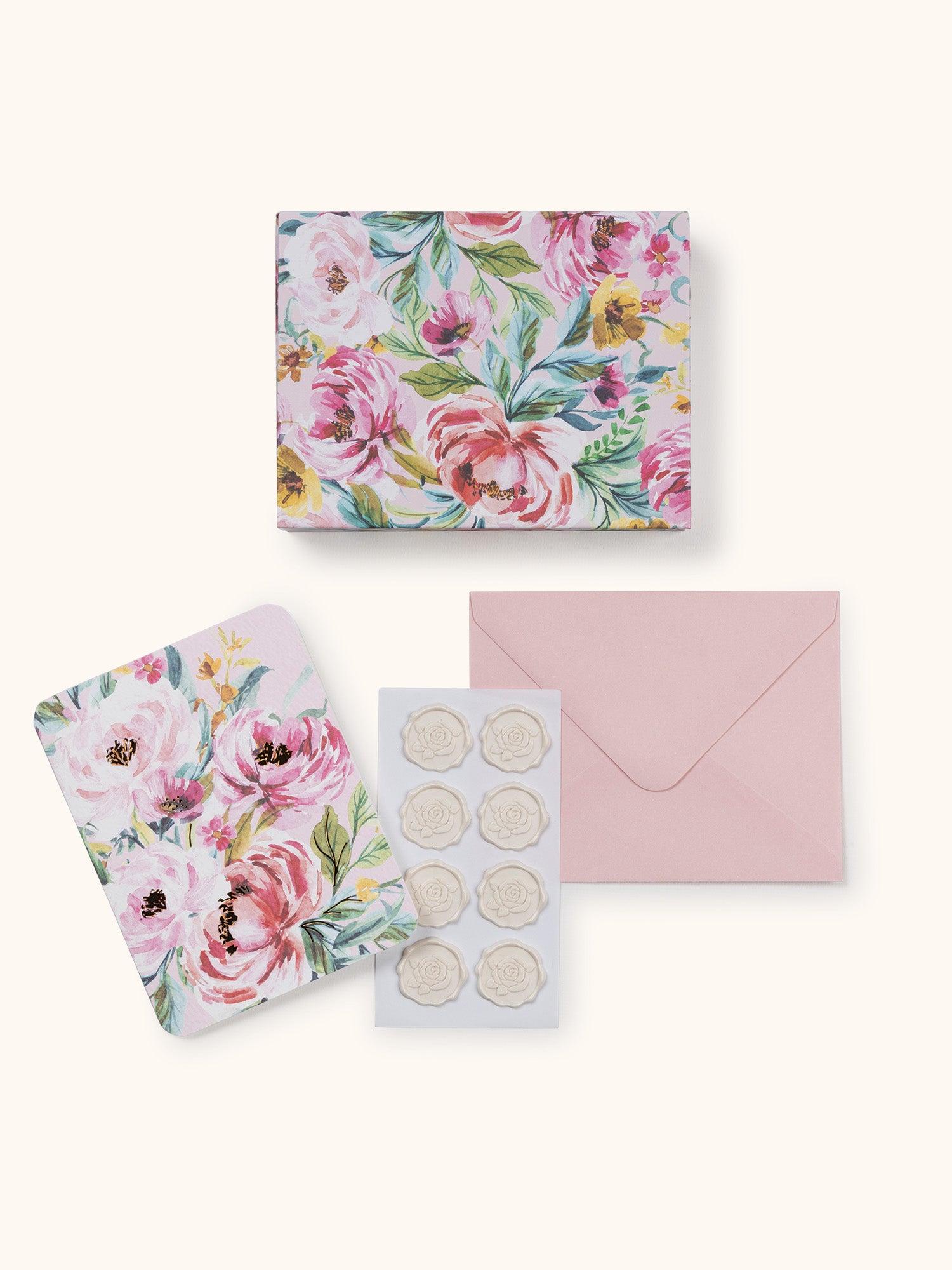 Bella Flora Studio Note Cards with Matching Wax Seals – Studio Oh!