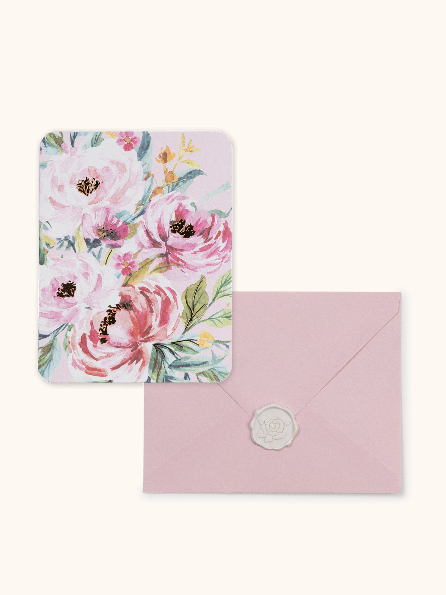 Bella Flora Studio Note Cards with Matching Wax Seals