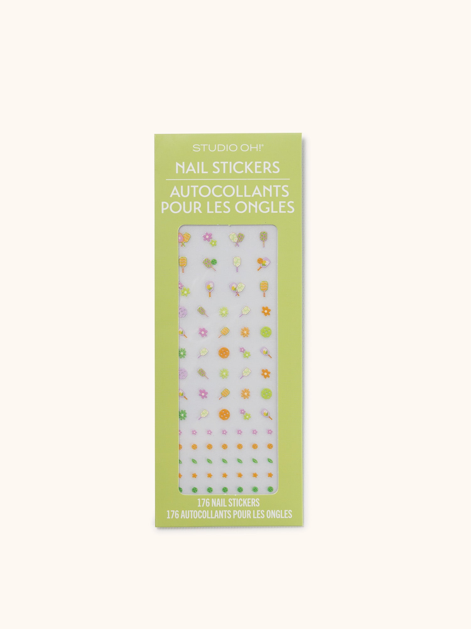 Pickleball Rally Nail Stickers