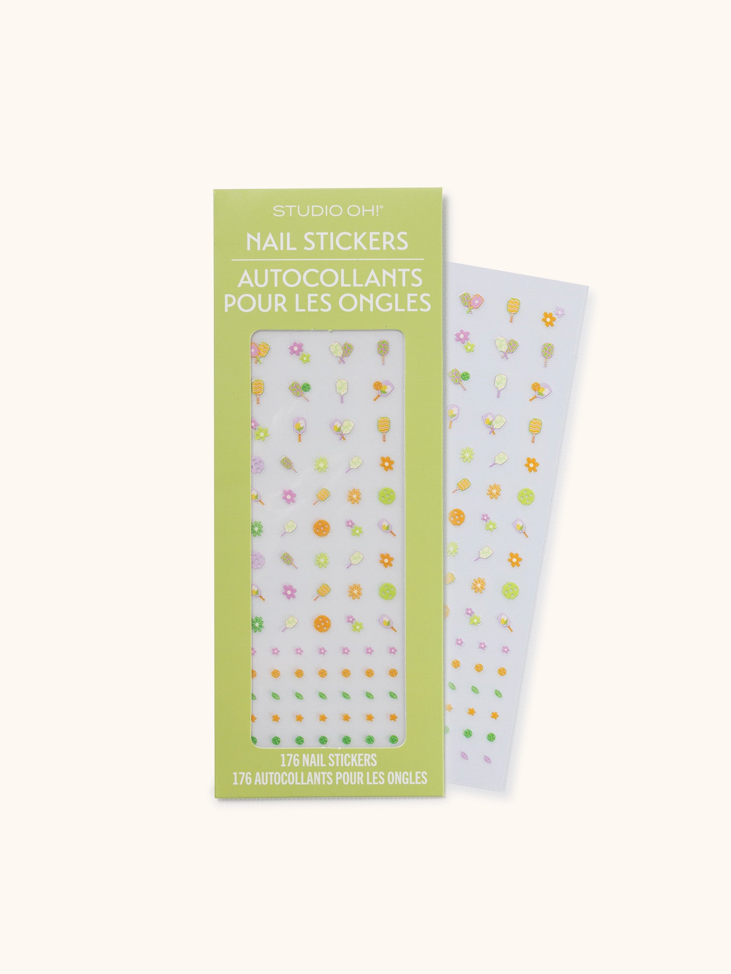 Pickleball Rally Nail Stickers