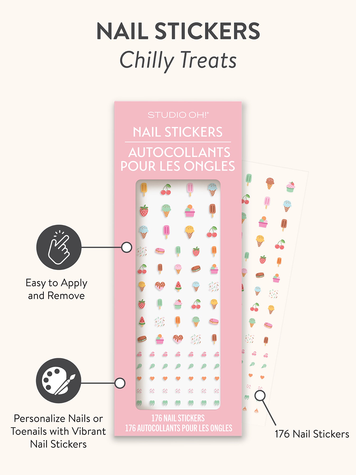Chilly Treats Nail Stickers – Studio Oh!