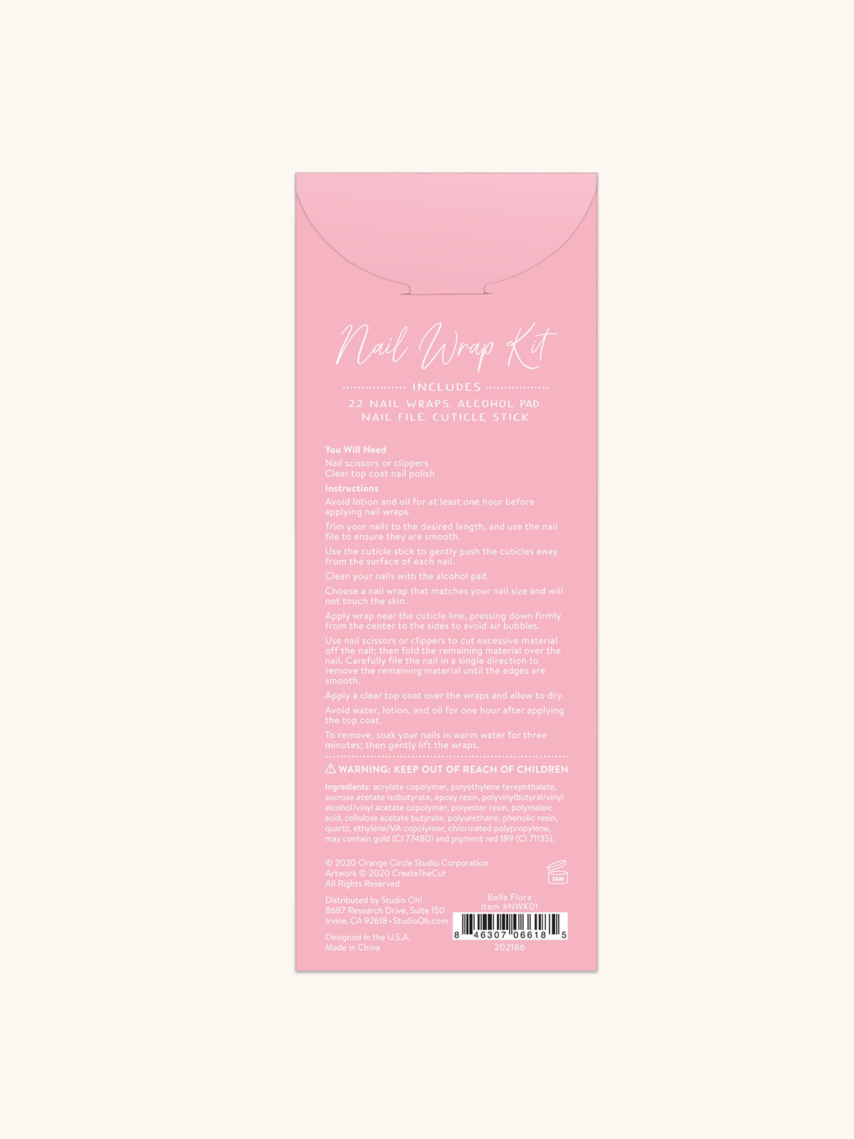 Bella Flora Mani Nail Wrap Kit