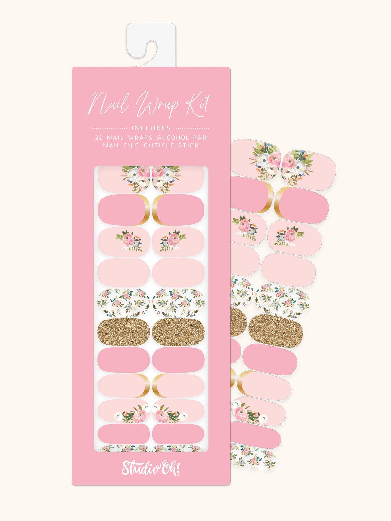 Studio Oh! Bella Flora Nail Wrap Kit - Thumbnail 3