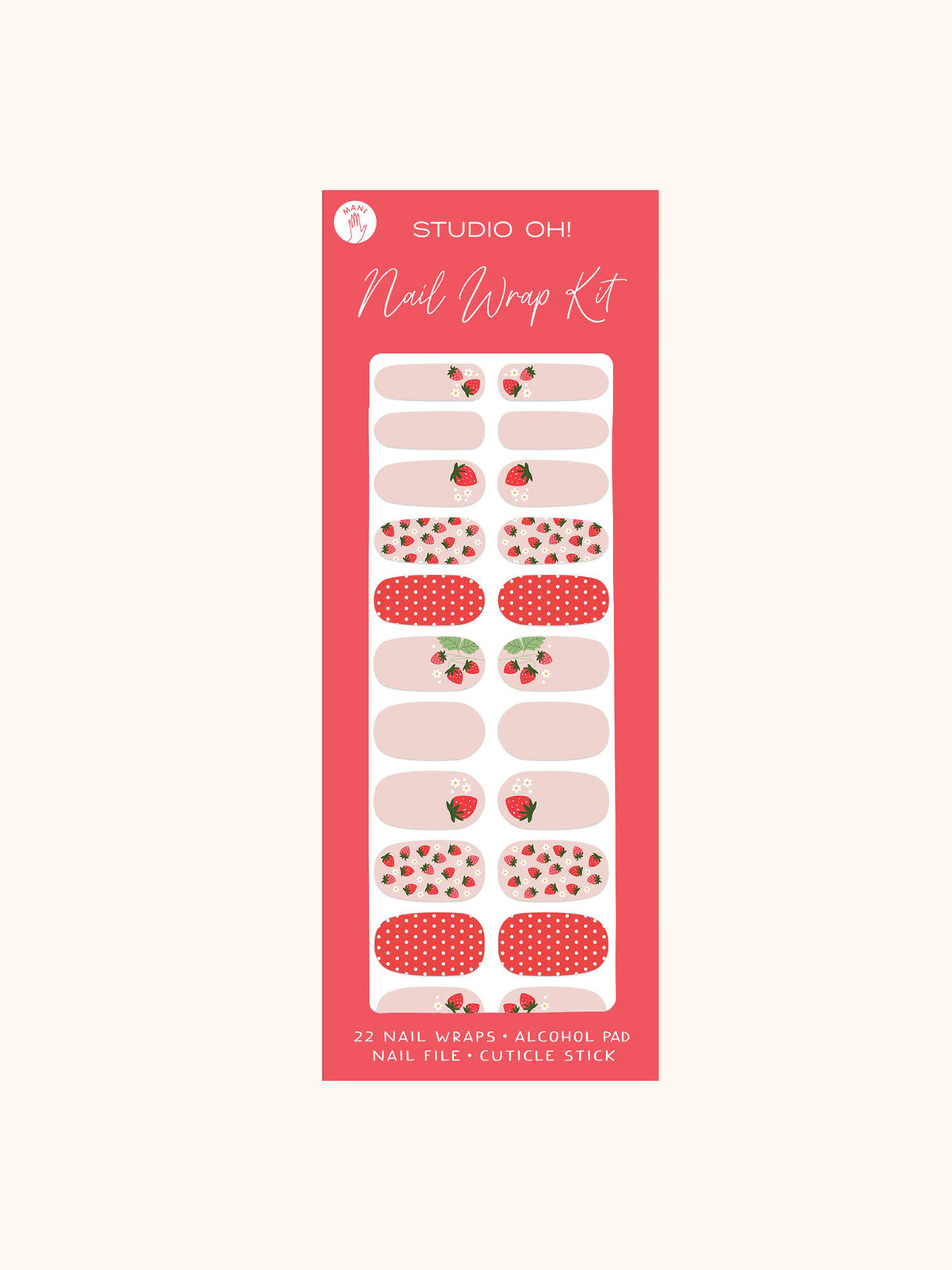 Berry Sweet Mani Nail Wrap Kit