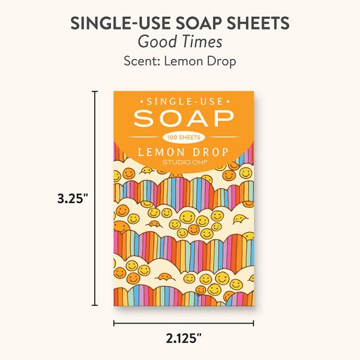 Good Times Single-Use Soap Sheets – Studio Oh!