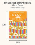 Good Times Single-Use Soap Sheets