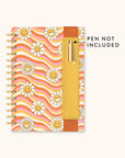 Waves of Melody Oliver Notebook with Pen Pocket