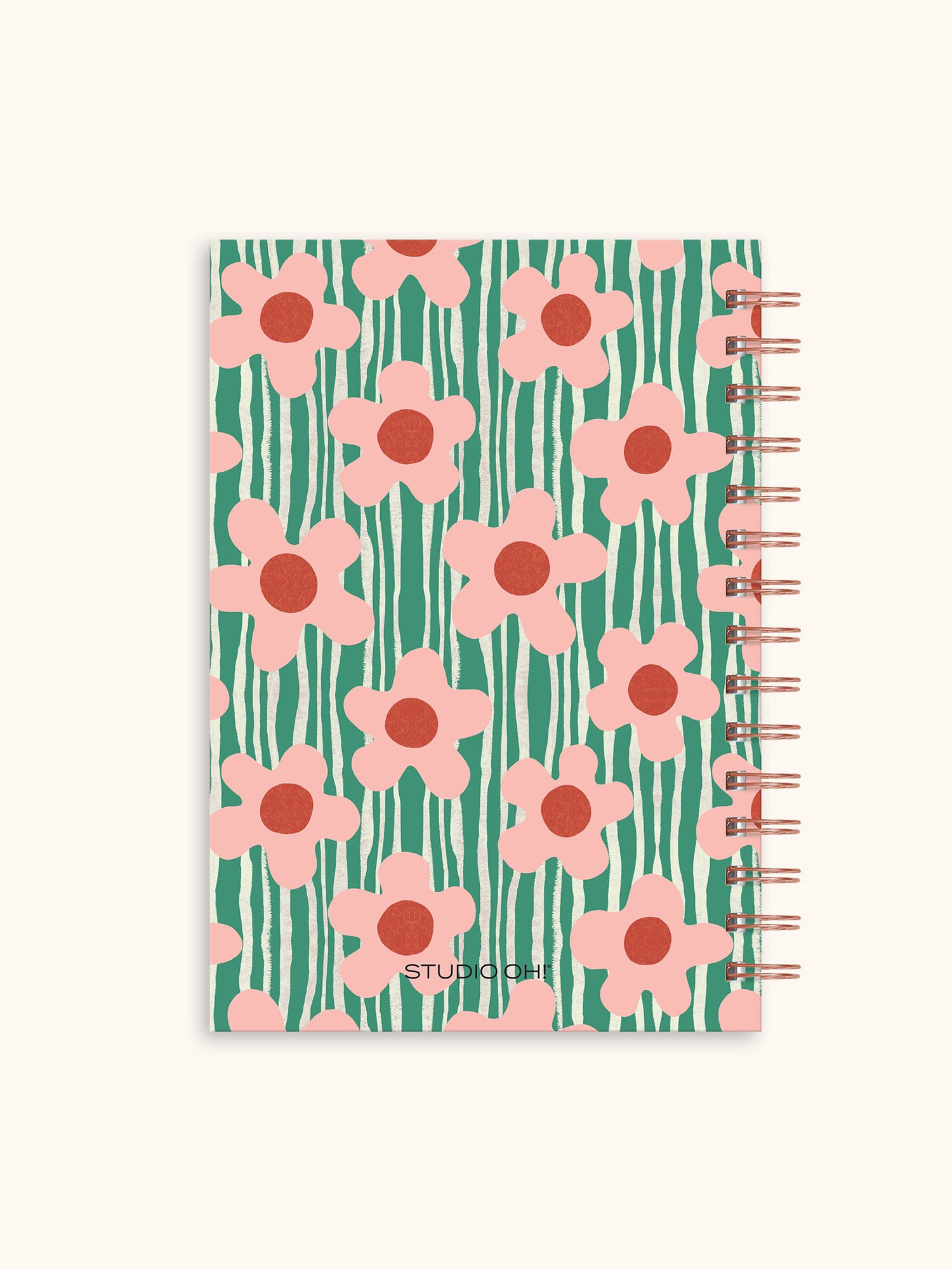 Reigning Flowers Oliver Notebook with Pen Pocket