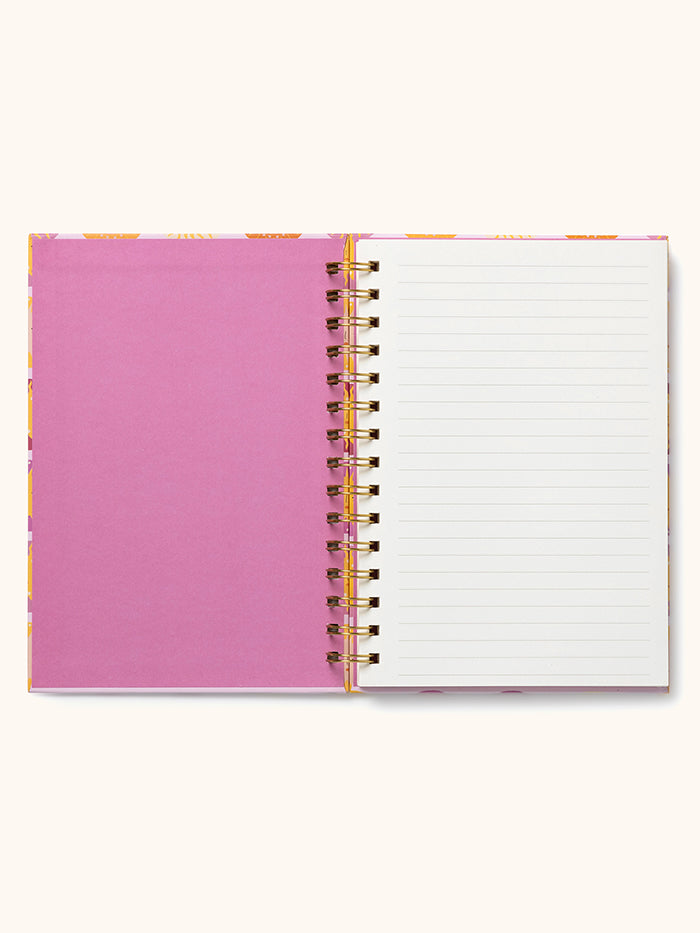 The Sunny Side Oliver Notebook with Pen Pocket