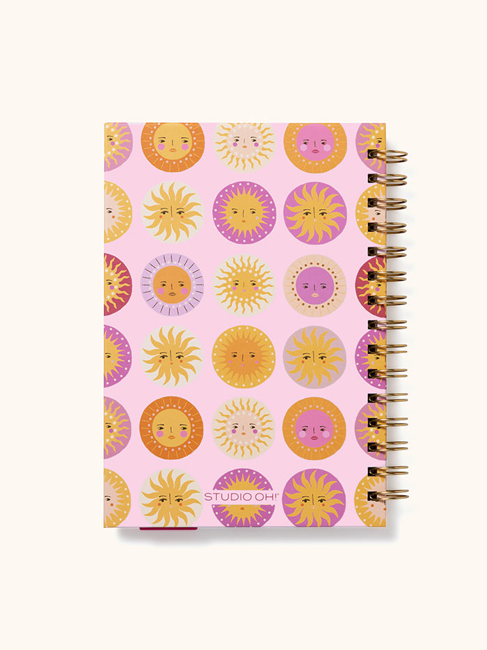 The Sunny Side Oliver Notebook with Pen Pocket