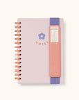 Pretty Posy Notes Oliver Notebook with Pen Pocket