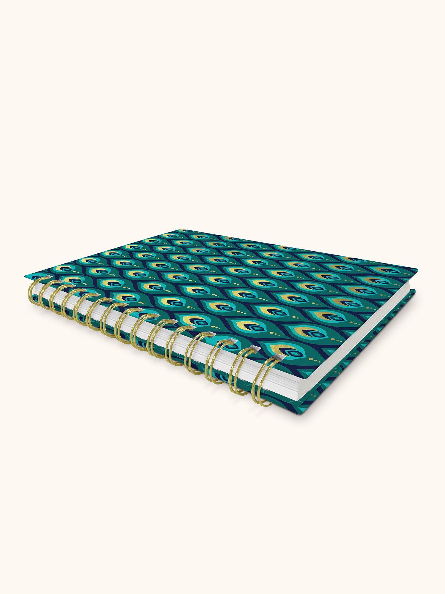 Cascading Plumes Oliver Notebook with Pen Pocket