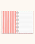 Blushing Blooms Oliver Notebook with Pen Pocket